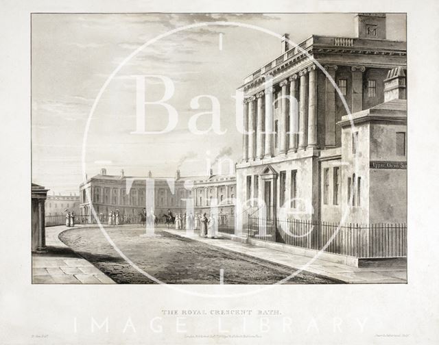 Royal Crescent, Bath 1820