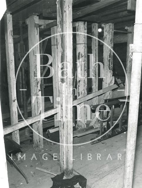 Below the stage, Theatre Royal, Bath 1981