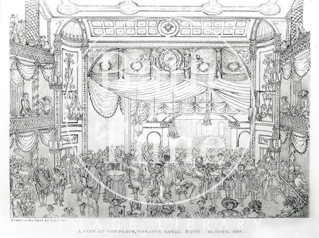 A Peep at the Fancy Theatre Royal, Bath 1824