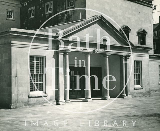 Entrance to the Assembly Rooms, Bath c.1970?