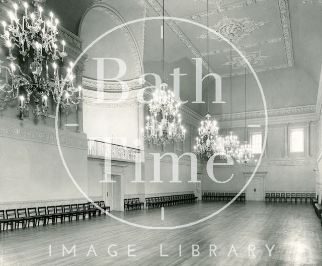 The Ballroom, Assembly Rooms, Bath c.1960