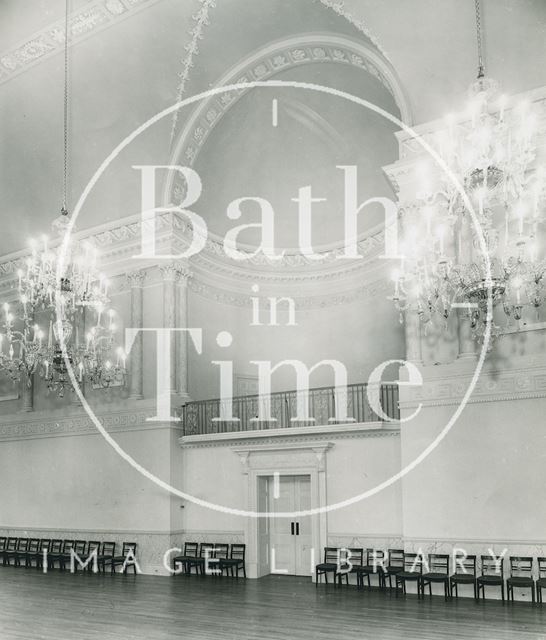 The Ballroom, Assembly Rooms, Bath c.1960