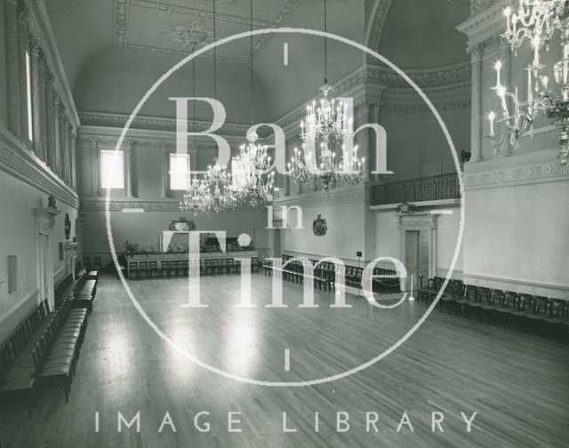 The Ballroom, Assembly Rooms, Bath c.1960