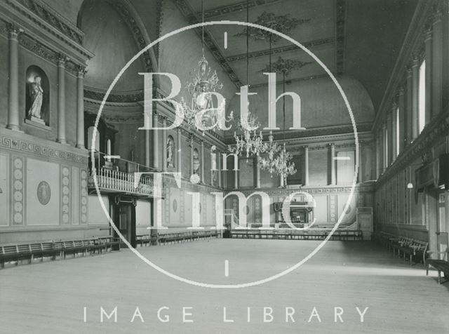 The Ballroom, Assembly Rooms, Bath c.1910