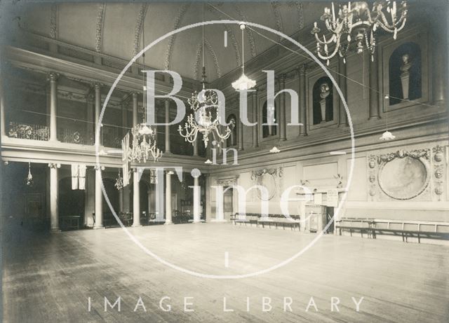 Interior of the Assembly Rooms, Bath c.1909