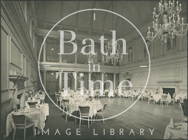 The Tea Room, Assembly Rooms, Bath c.1939