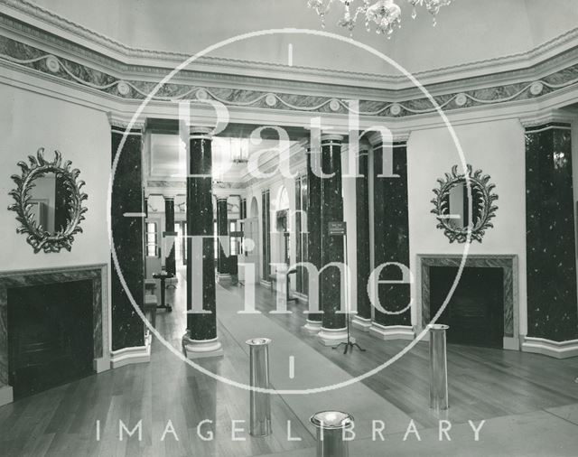 The Octagonal Lobby and Central Corridor, Assembly Rooms, Bath c.1960