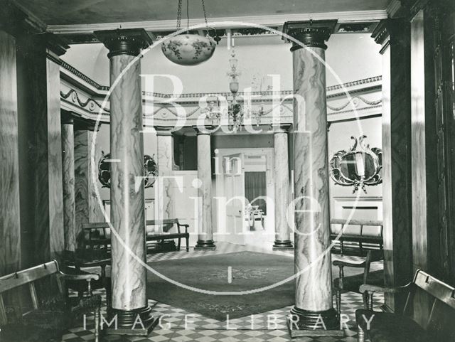 The Octagonal Lobby, Assembly Rooms, Bath c.1920