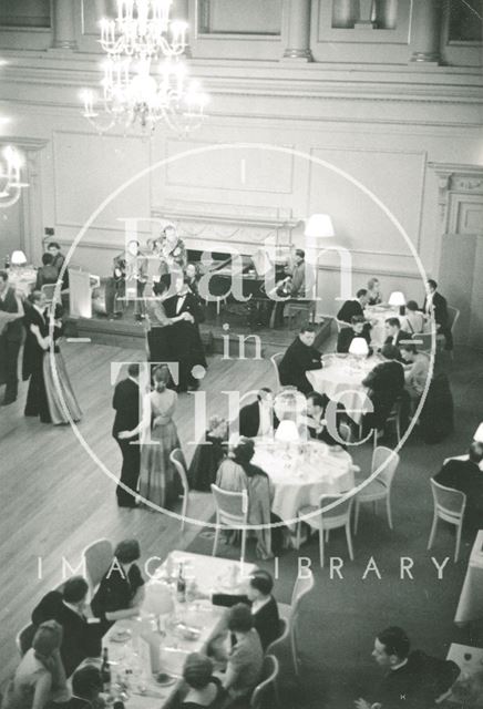 Dining and dancing at the Assembly Rooms, Bath c.1960