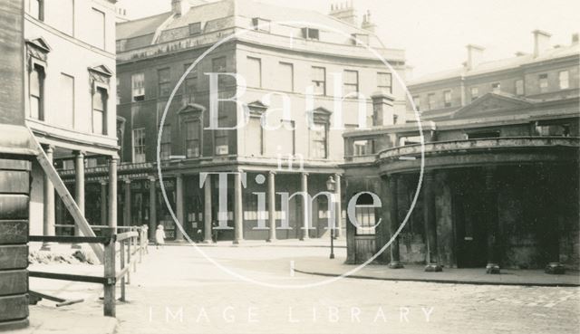 Bath Street and Cross Bath from St. Michael's Place, Bath c.1915