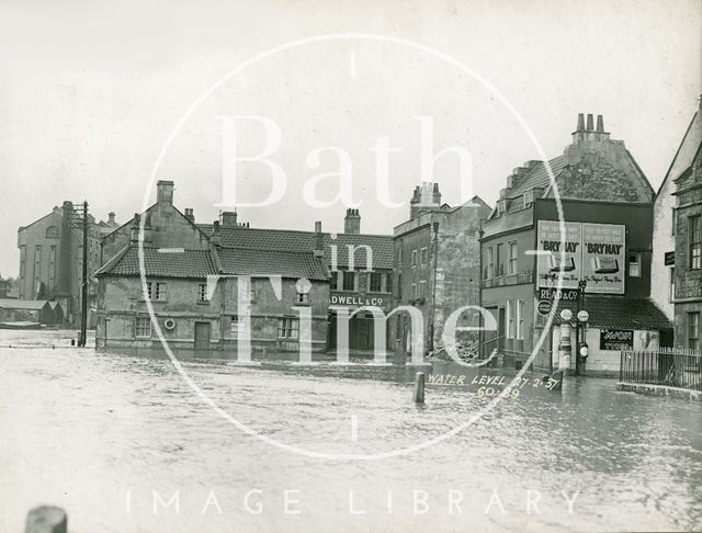 Broad Quay flooding, Bath 1937