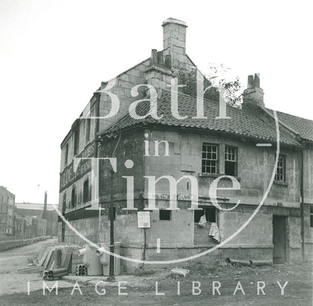 Broad Quay before re-development, Bath 1961