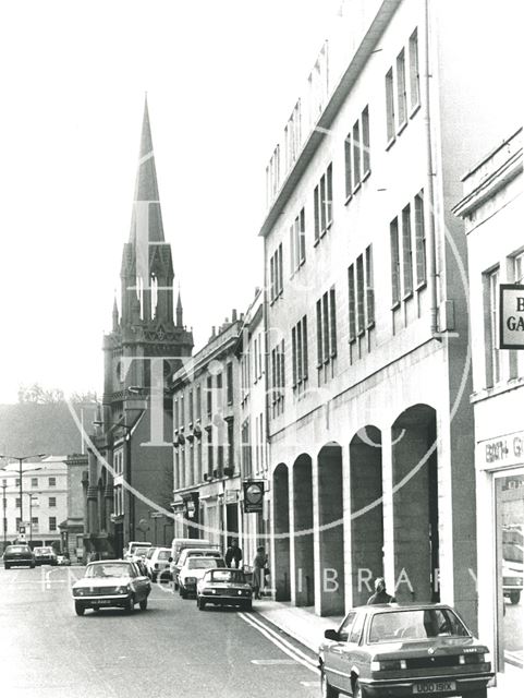 St. Michael's Church and Walcot Street, Bath 1983