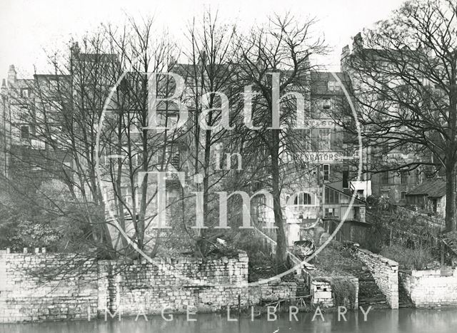 Rear of Walcot Street, Bath c.1930