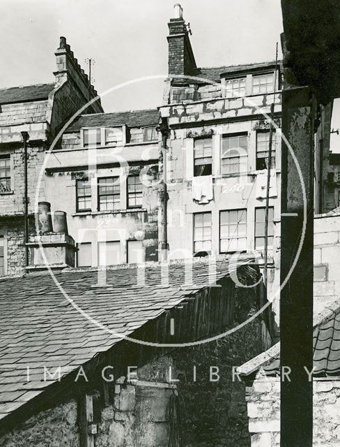 Rear of Walcot Street, Bath c.1930