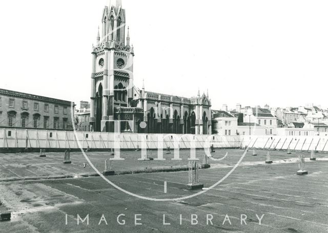 The Podium site, Walcot Street, Bath 1981