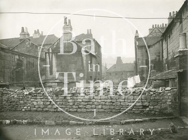 Rear of Milk Street and Baker's Court, Bath c.1930