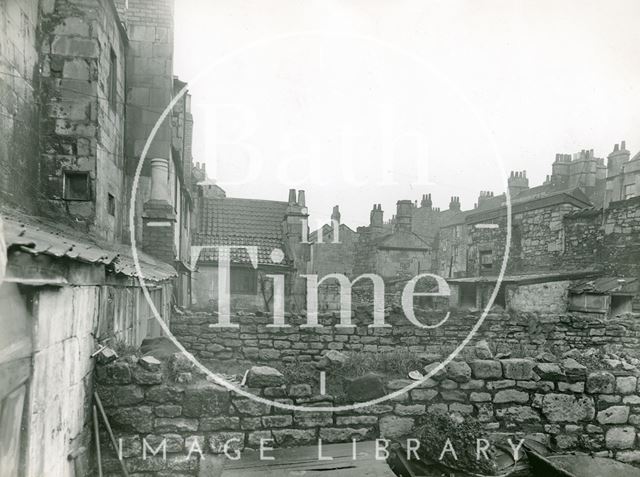 Rear of Milk Street and Avon Street, Bath c.1930