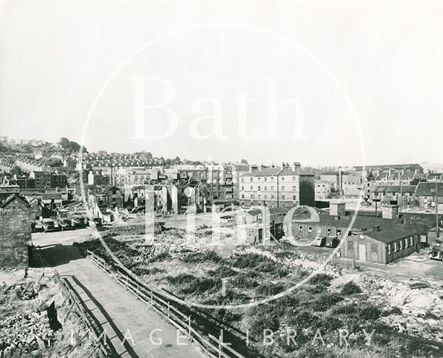 Avon Street from Peter Street, Bath c.1950