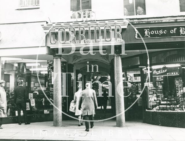 Entrance to the Corridor, High Street, Bath 1969