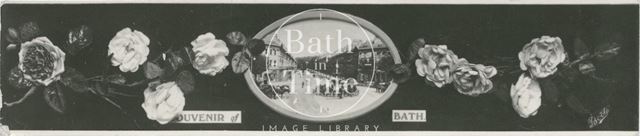 Souvenir of Bath bookmark showing Laura Place c.1900?