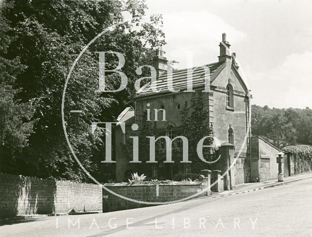 The lower lodge house, Ralph Allen's Drive on the corner of Church Street, Widcombe, Bath c.1950