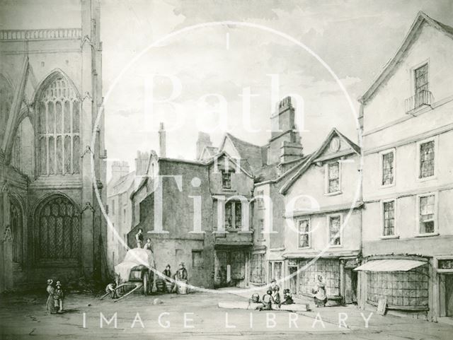 Wade's Passage and North Transept, Bath Abbey c.1820