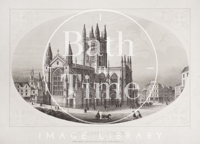 Bath Abbey Church c.1857