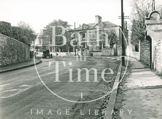 Road reconstruction, Wells Road, Bath c.1950