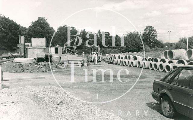 Installation of a new sewage scheme, London Road, Lambridge, Bath 1988