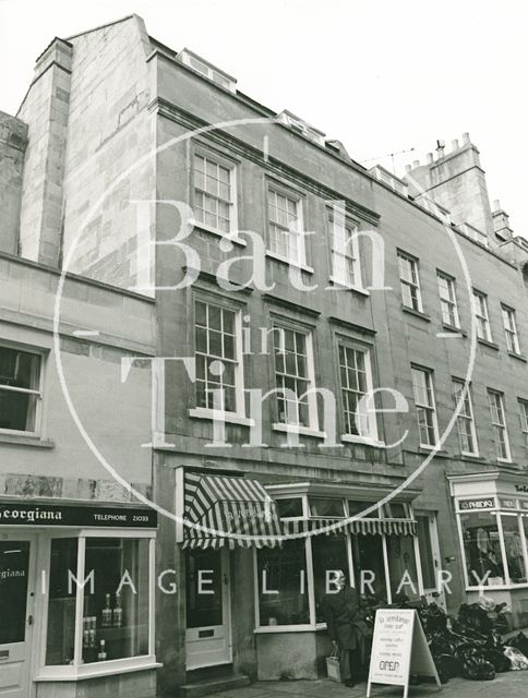 Le Vendage wine bar, 11, Margaret's Buildings, Bath 1982