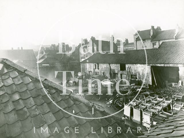 Charles Derrick's scrap metal yard, 21, Avon Street, Bath c.1930