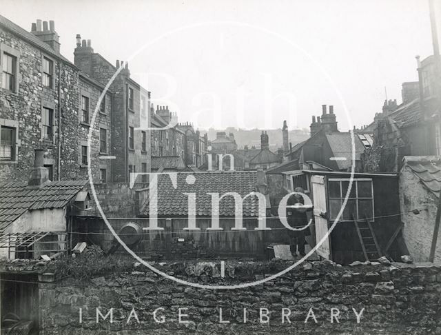 Rear of Milk Street and Avon Street, Bath c.1930