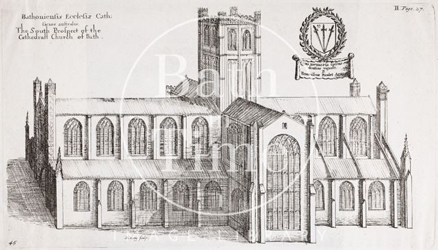 The South Prospect of the Cathedral Church of Bath 1655