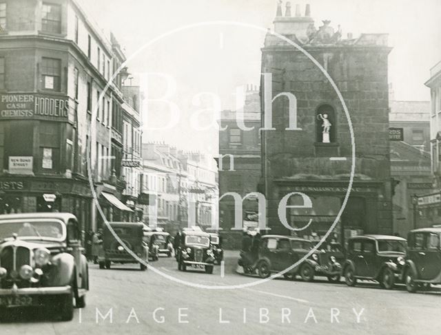 Old Bond Street and Burton Street, Bath c.1930