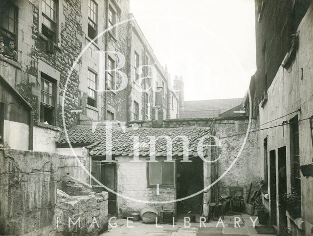 Rear of Peter Street, Bath c.1930