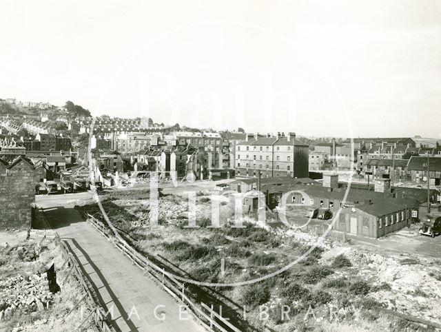 Avon Street from Peter Street, Bath c.1950