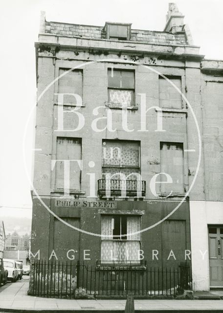 House in Philip Street, Bath c.1960