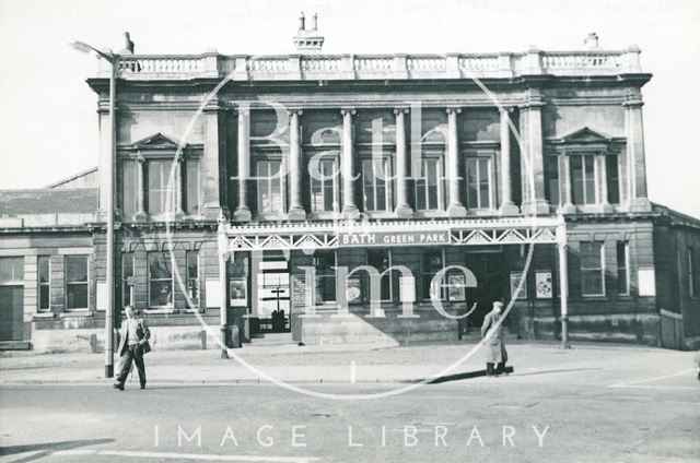 The front elevation to Green Park Station, Bath c.1960