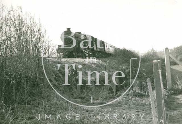 The Pines Express hauled by jubilee, Bath c.1960