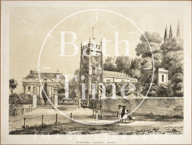 Widcombe Church, Bath c.1837