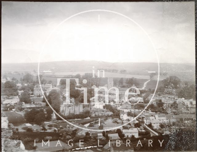 View from Carisbrooke Castle, Isle of Wight c.1900