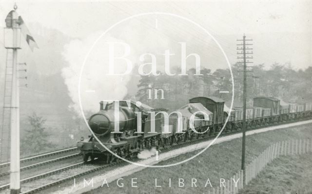 A goods train in the vicinity of Bath c.1920