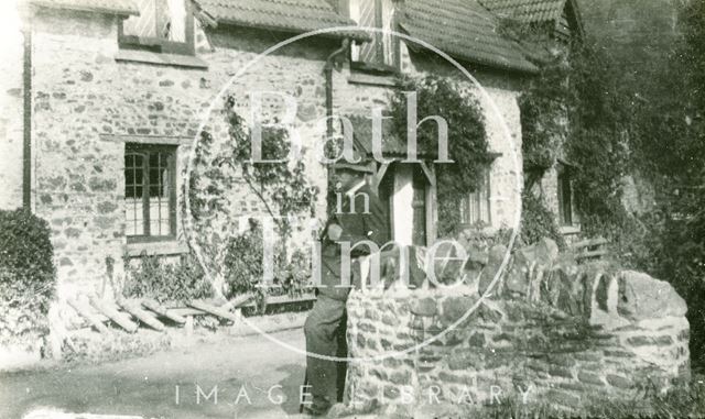 George Love Dafnis at Rose Cottage, Bossington, Somerset c.1930