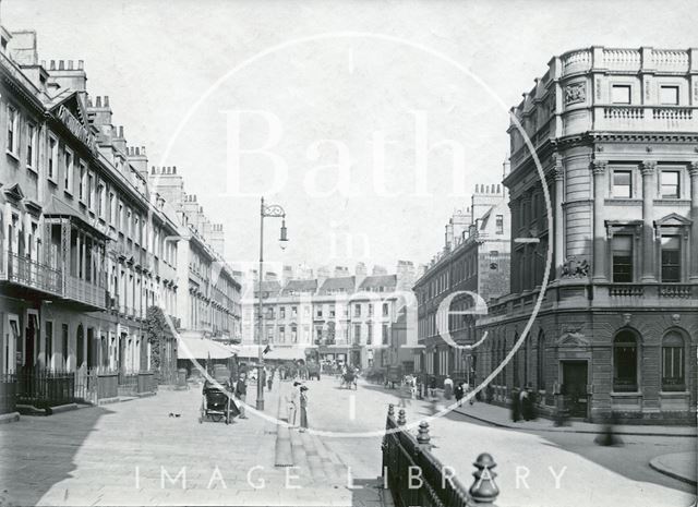 George Street, Edgar Buildings, Princes Buildings and York Buildings, Bath c.1895