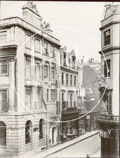 Corner of Milsom Street and Green Street, Bath c.1900