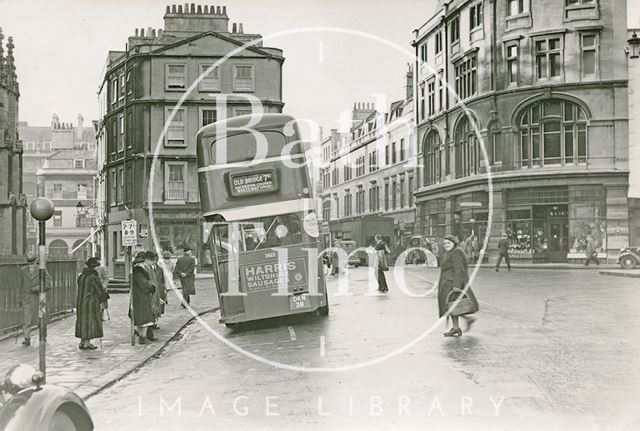 High Street and Cheap Street, Bath c.1940