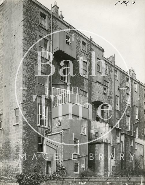 Rear of Johnstone Street, Bath c.1930