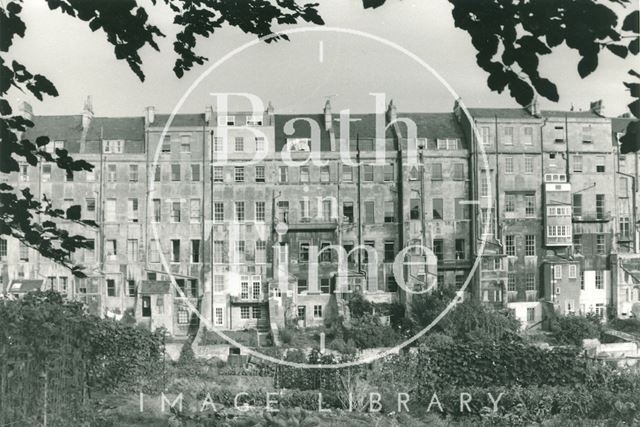 Rear of Marlborough Buildings, Bath c.1980?