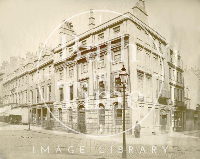 Milsom Street and Green Street, Bath c.1880